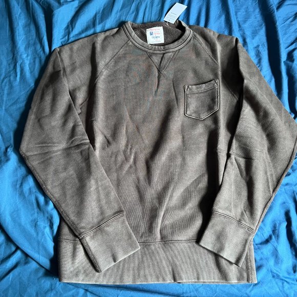 TODD SNYDER x CHAMPION SUN FADED MIDWEIGHT SWEATSHIRT in TALBAC $138